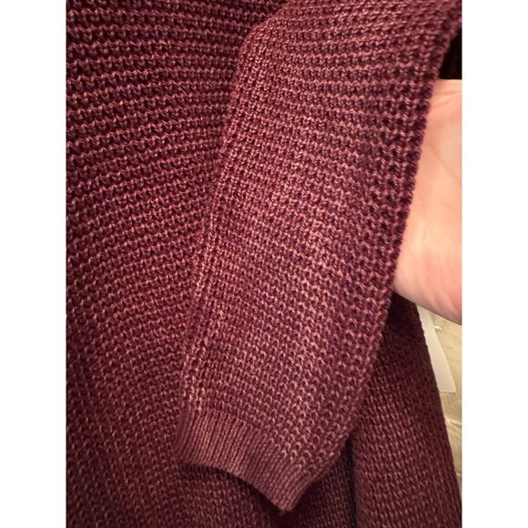 INC International Concepts 100% Cotton Hoodie Sweater Mens XS Maroon Stonewashed - Picture 6 of 8